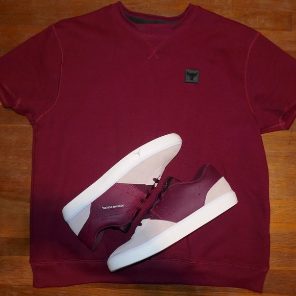 Jordan Other - MENS SIZE 15 NIKE JORDAN 1 SWING LOW SHOES SNEAKERS UNDER ARMOUR ROCK T SHIRT
